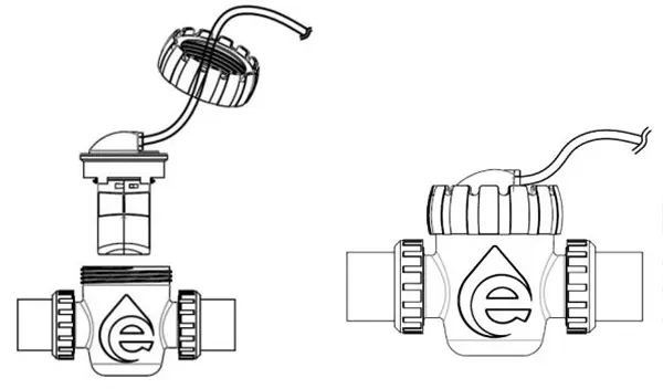 سلول الکترولیتی SSC-Mini را مطابق شکل زیر نصب کنید